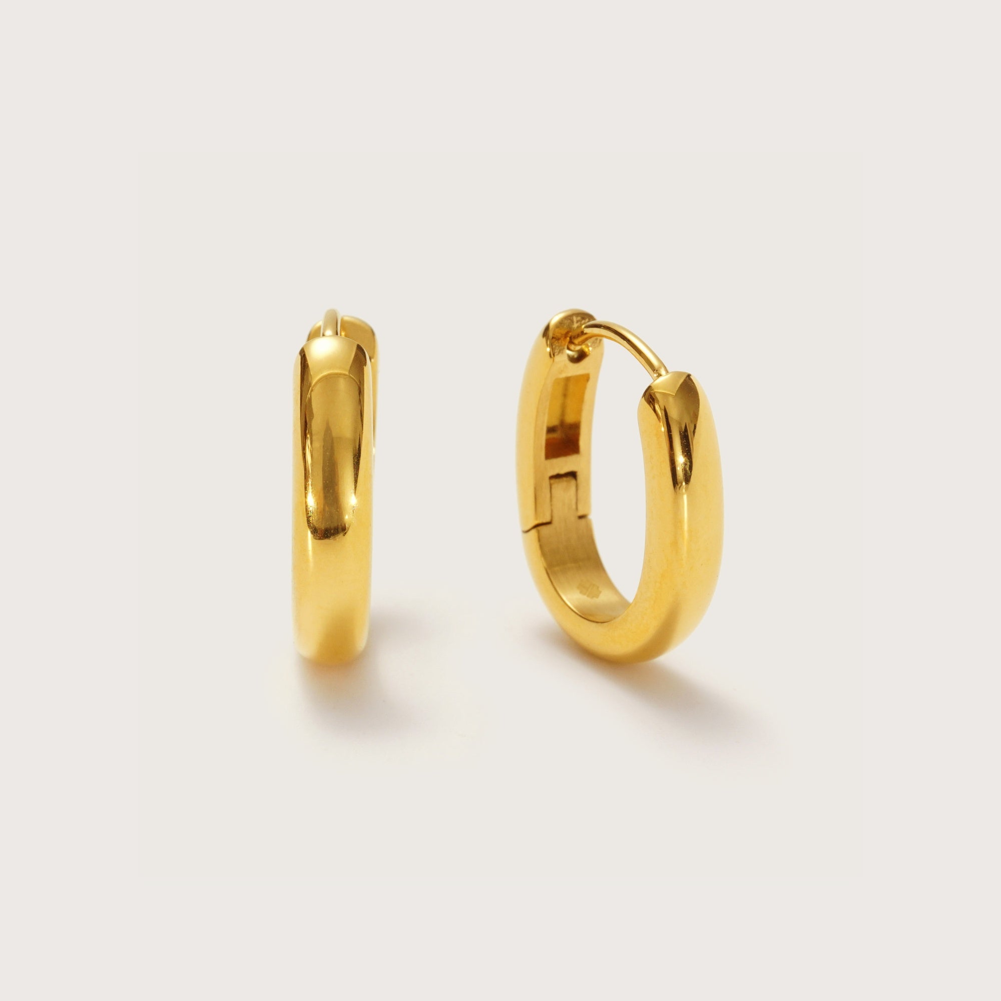Gold Oval Huggies