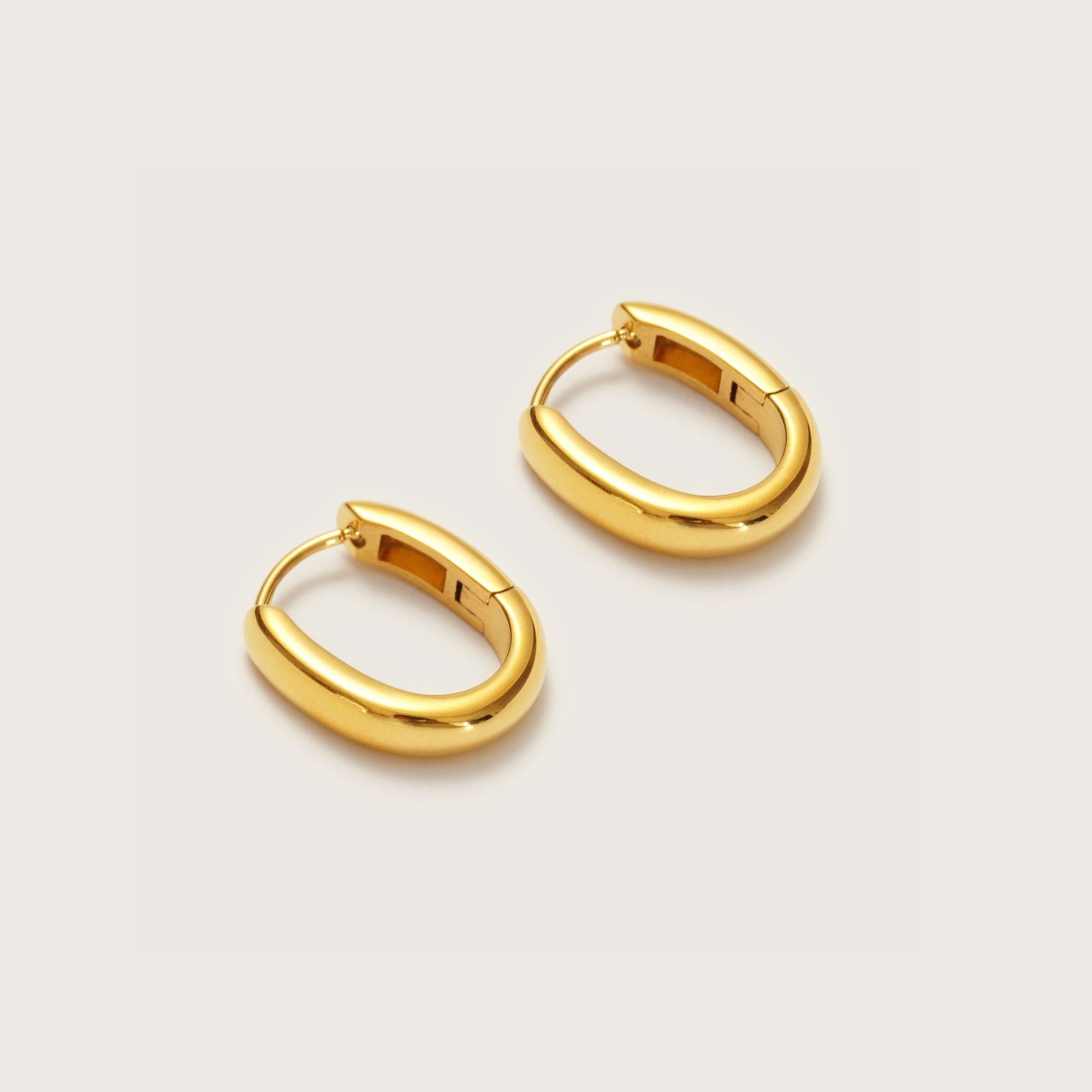 Gold Oval Huggies