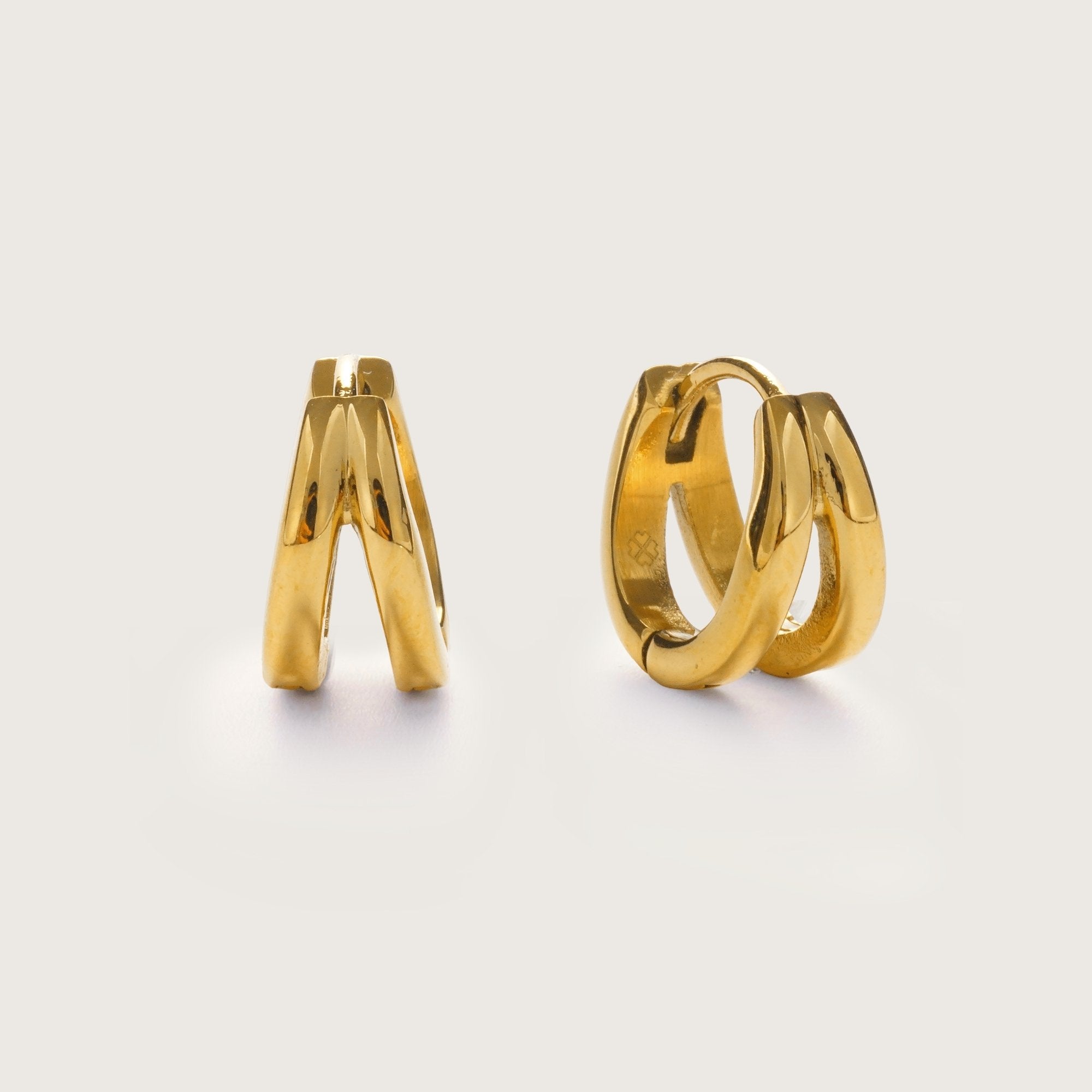 Gold Split Huggies