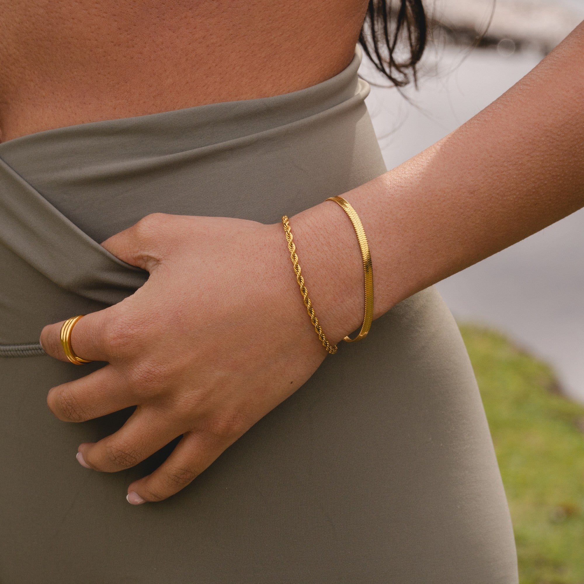 Gold Rope Bracelet