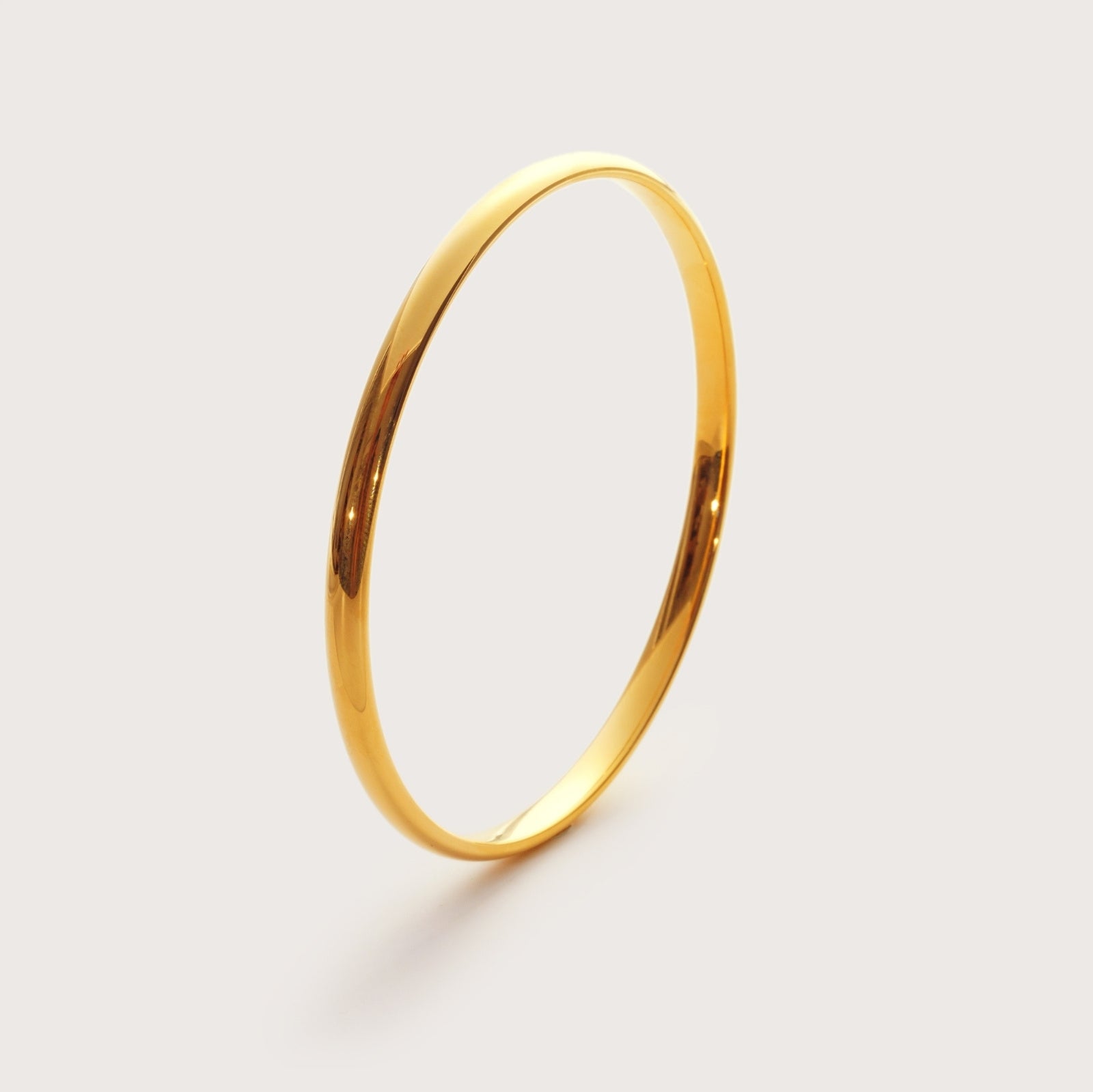 Gold Maxi Bangle – bold waterproof gold statement bangle