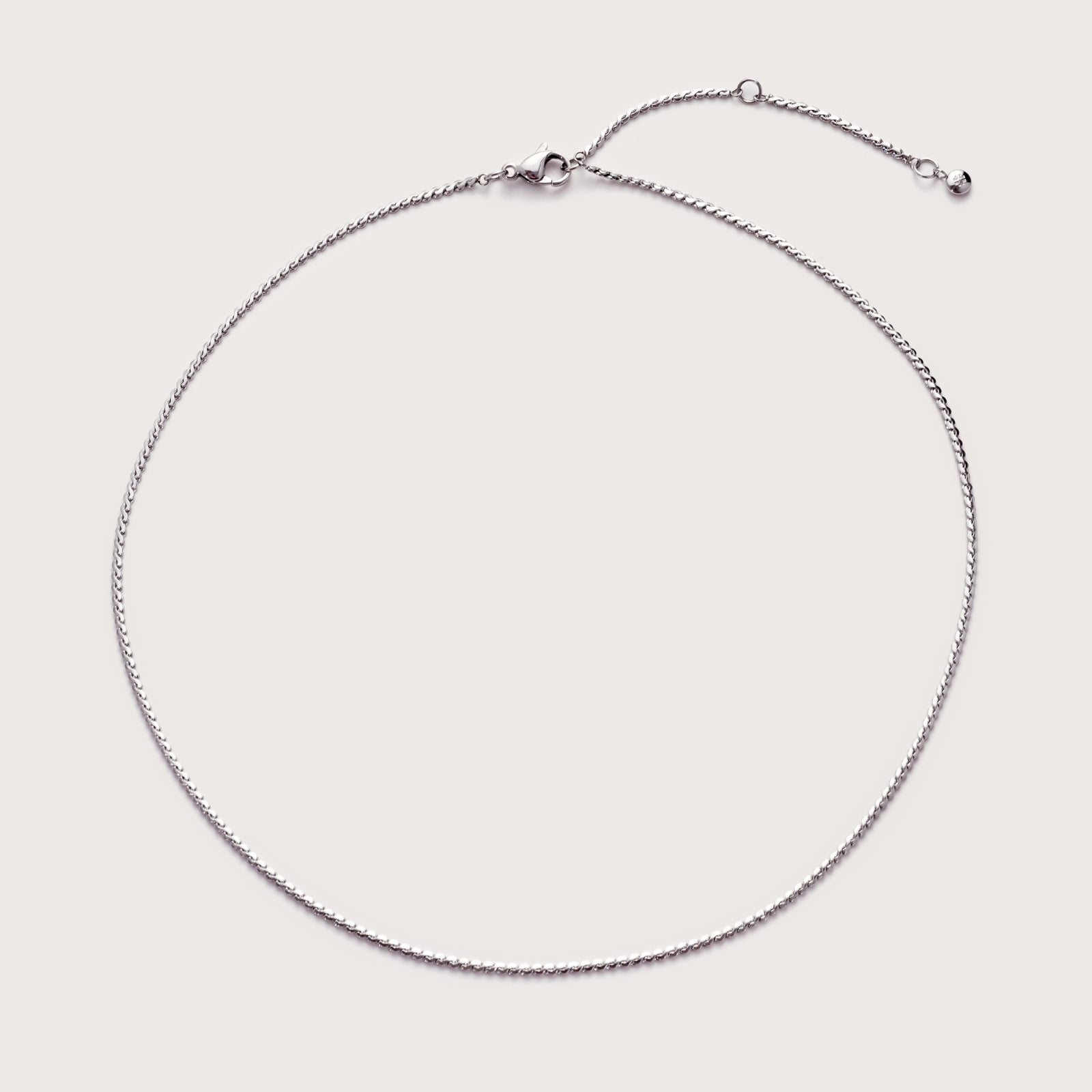 Silver Chain Necklace – waterproof everyday silver chain necklace