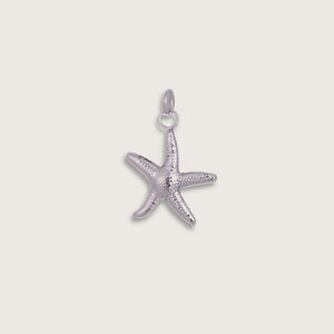 Silver Starfish Necklace Charm