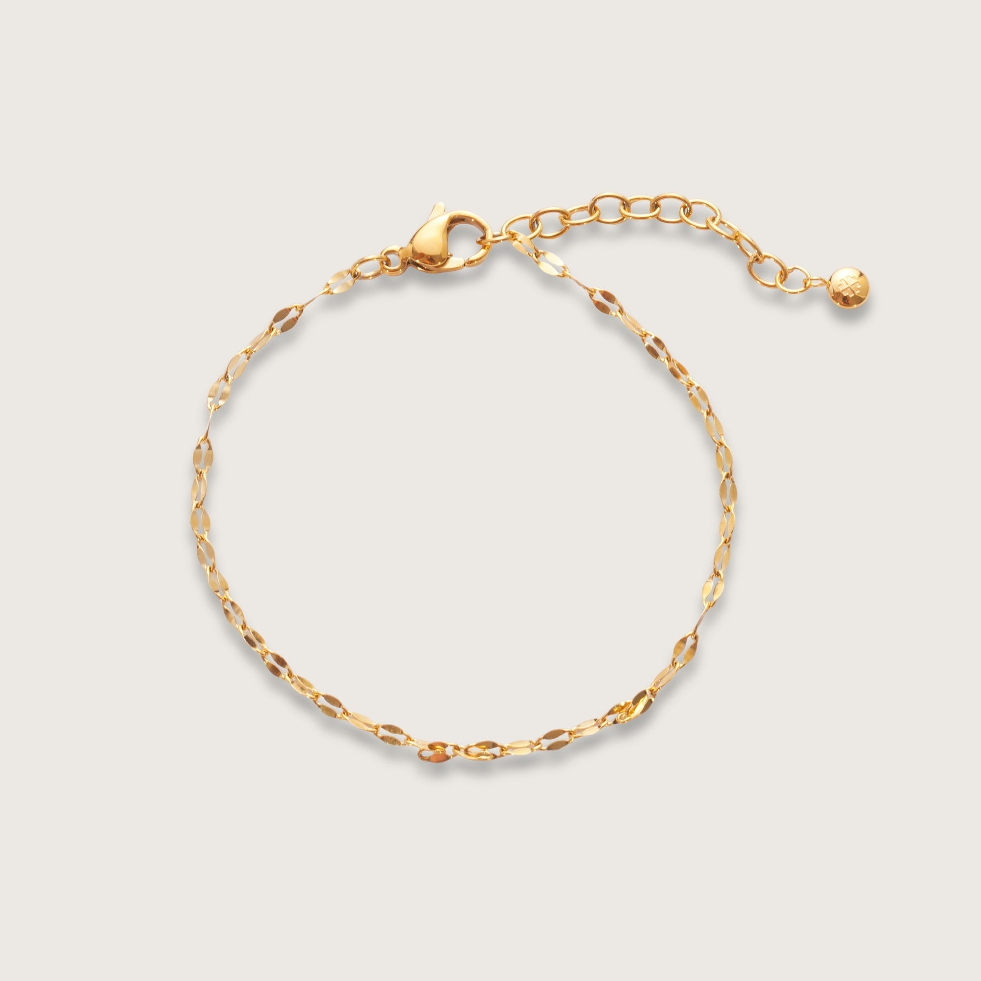 Gold Mirror Chain Bracelet