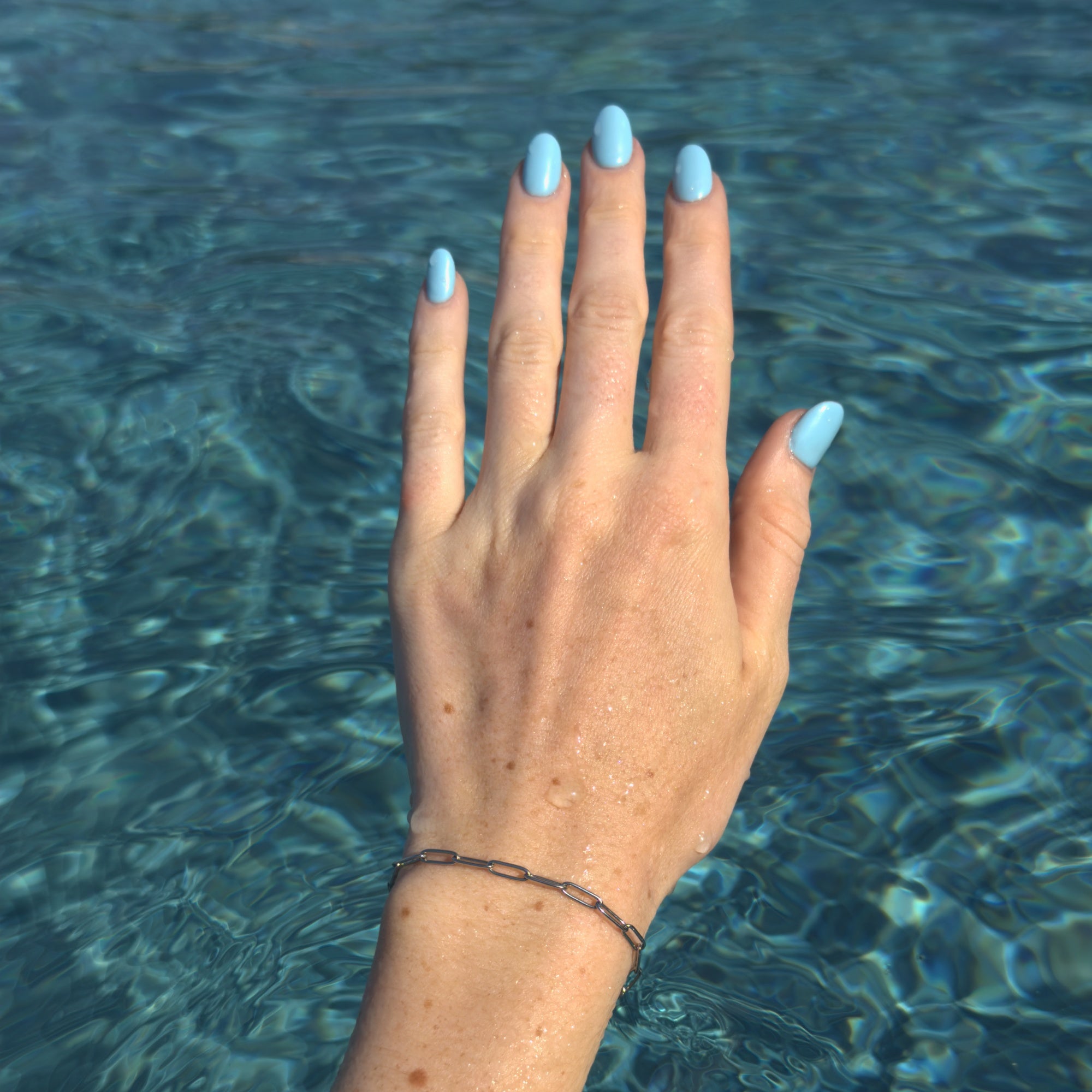 Silver Paperclip Bracelet