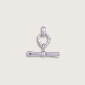 Silver T-Bar Necklace Charm