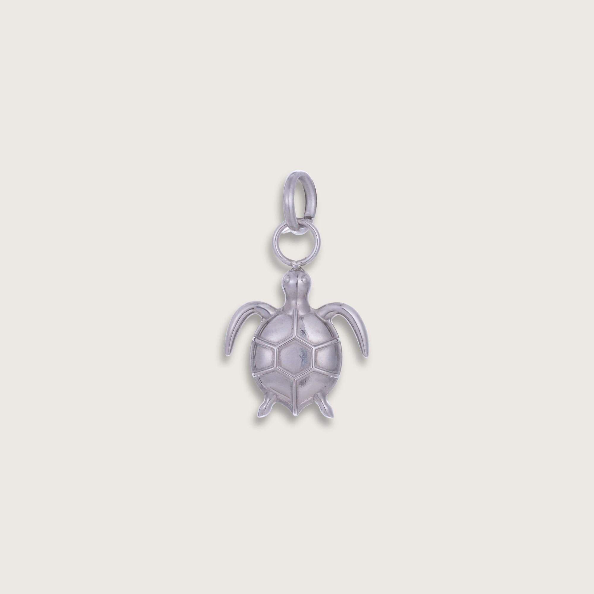 Silver Turtle Necklace Charm