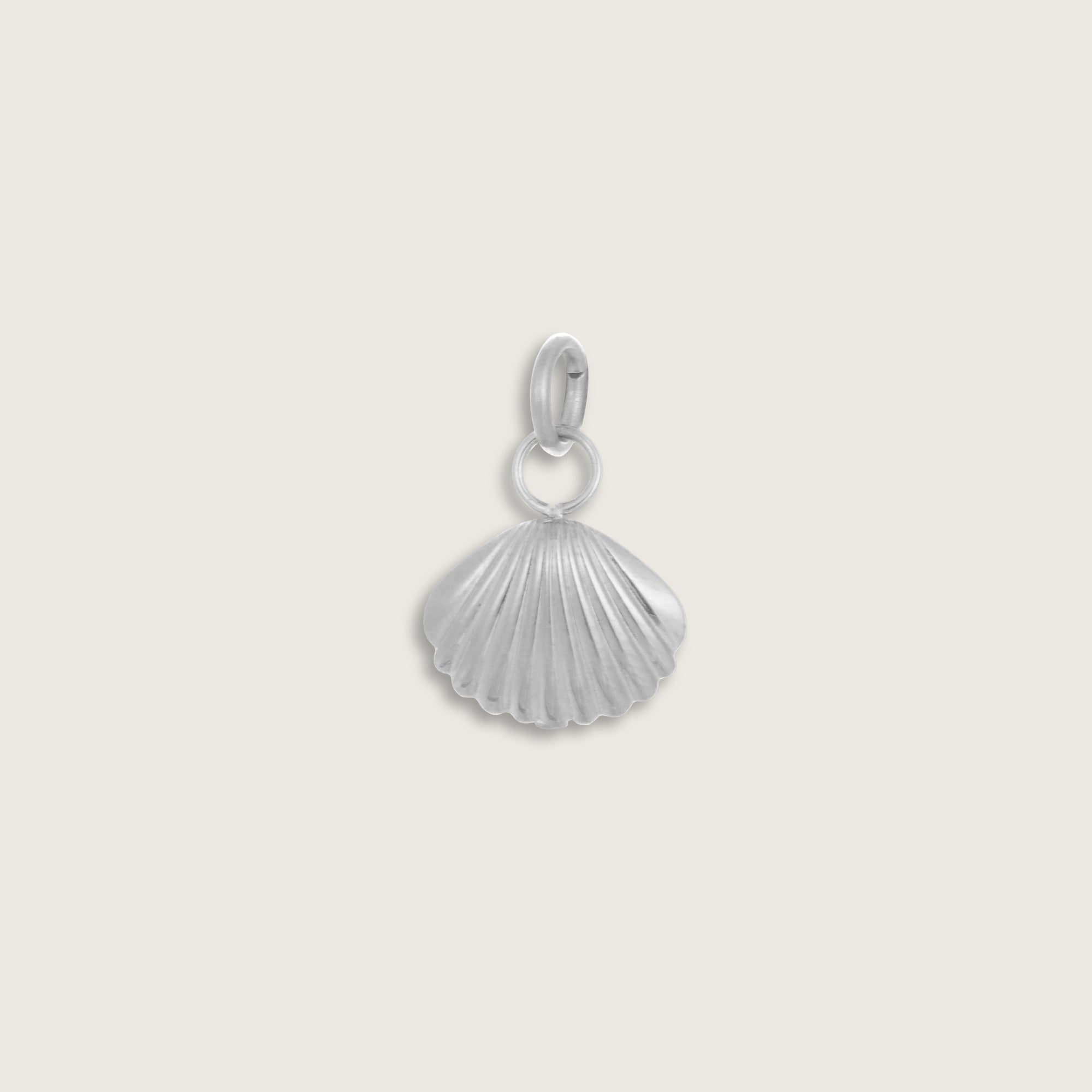 Silver Shell Necklace Charm