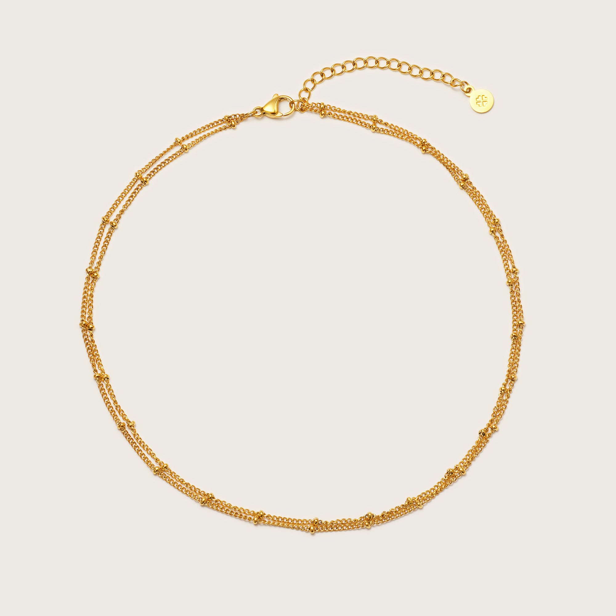 Gold Dainty Bobble Choker