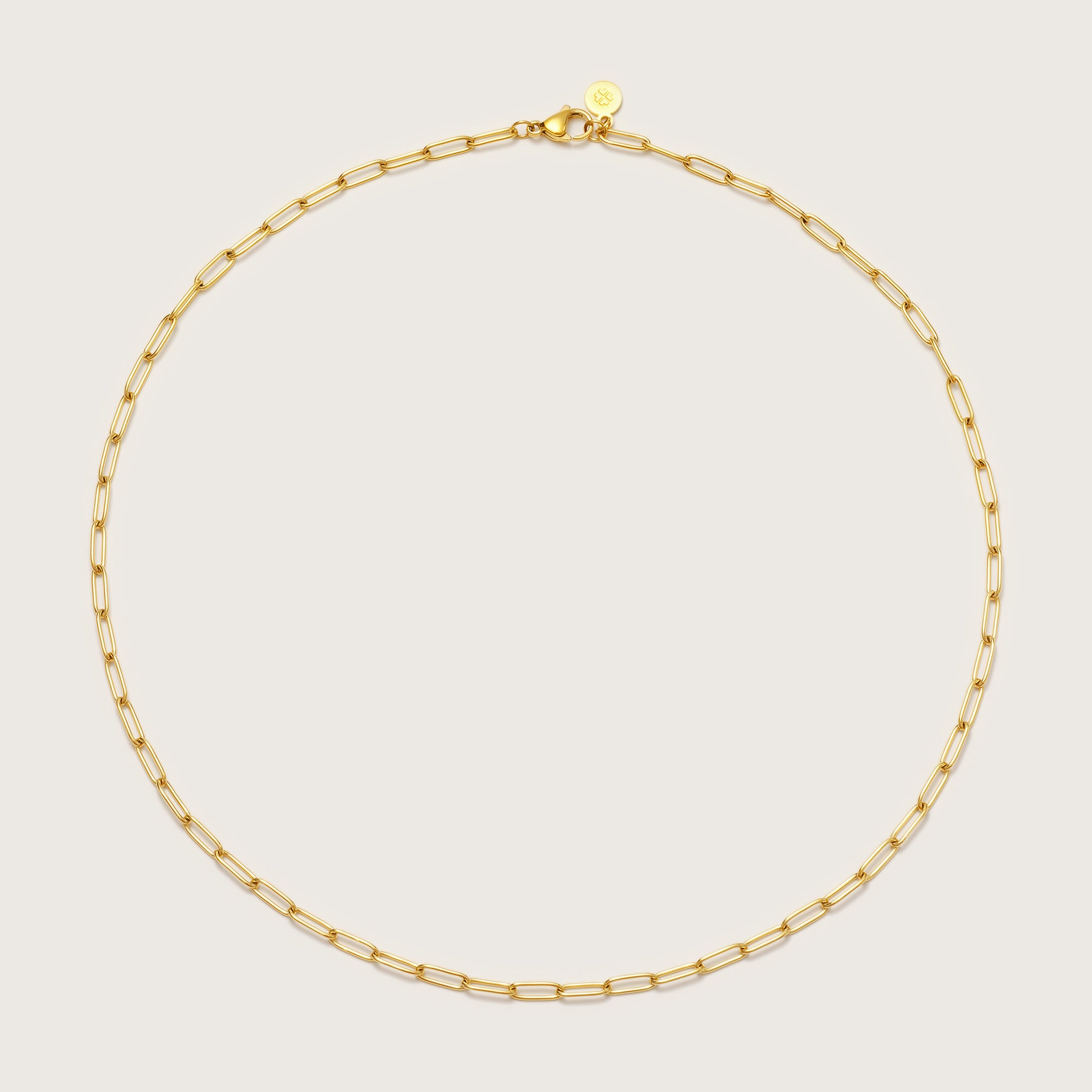 Gold Paperclip Necklace