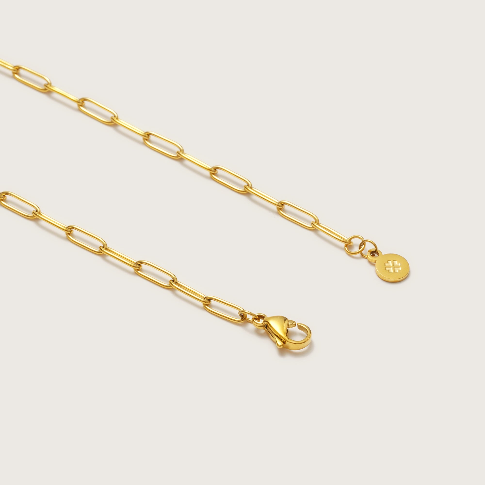 Gold Paperclip Necklace