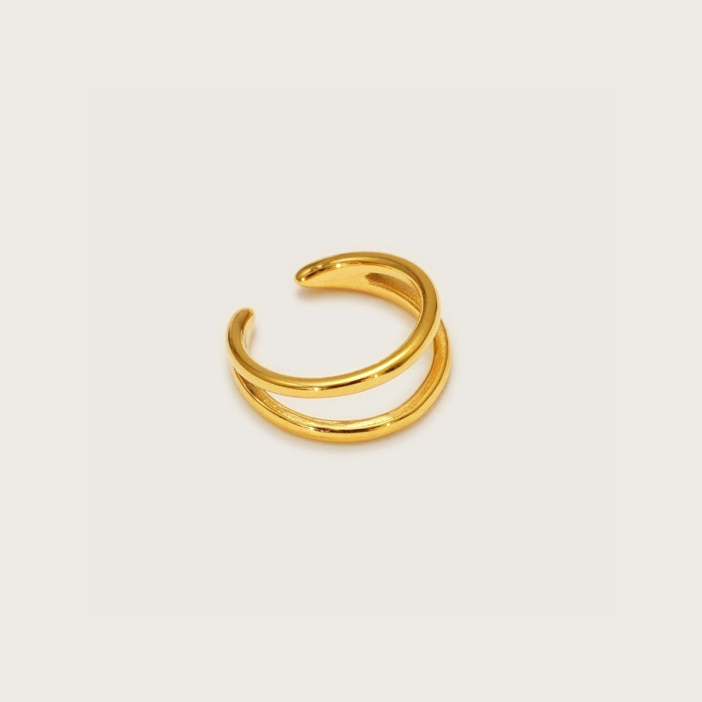 Gold Split Ear Cuff