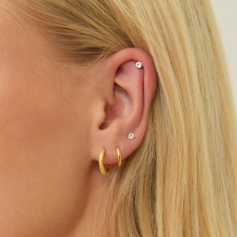 Gold Single Crystal Barbell
