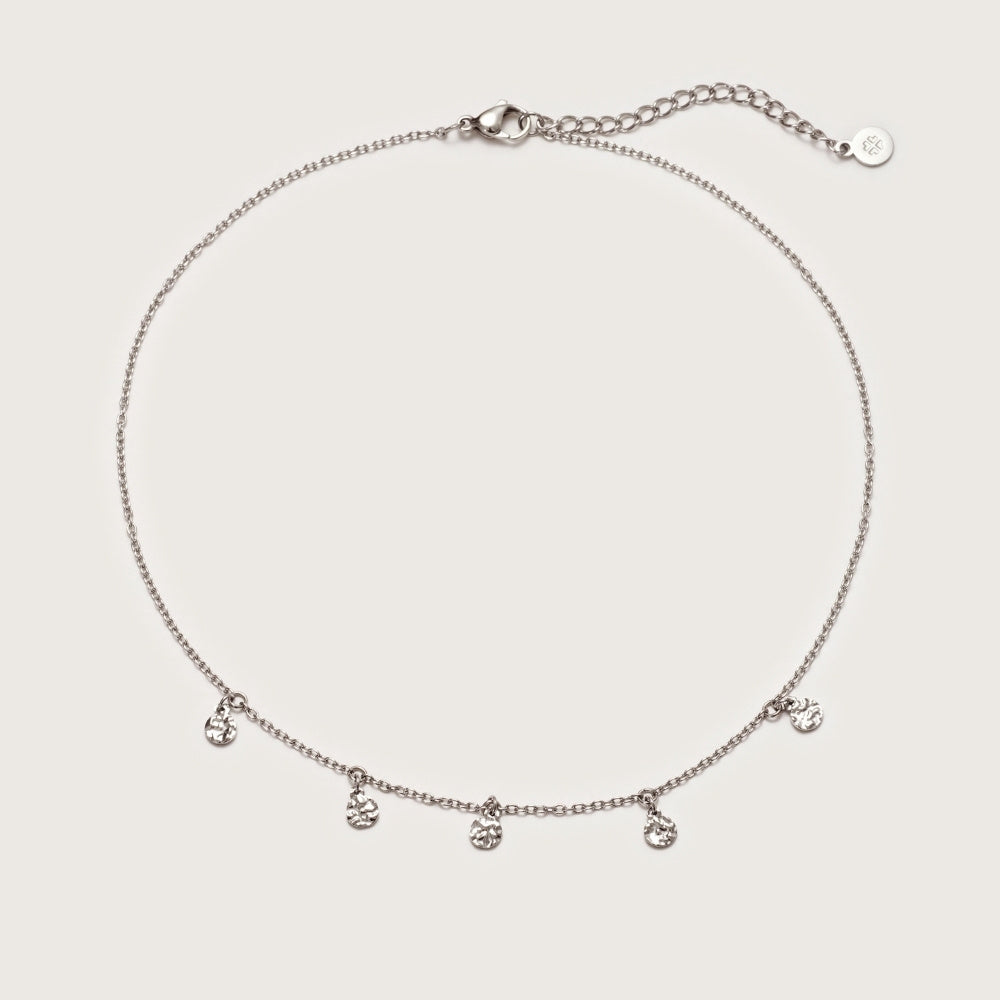 Silver Molten Coin Choker - Pre-order