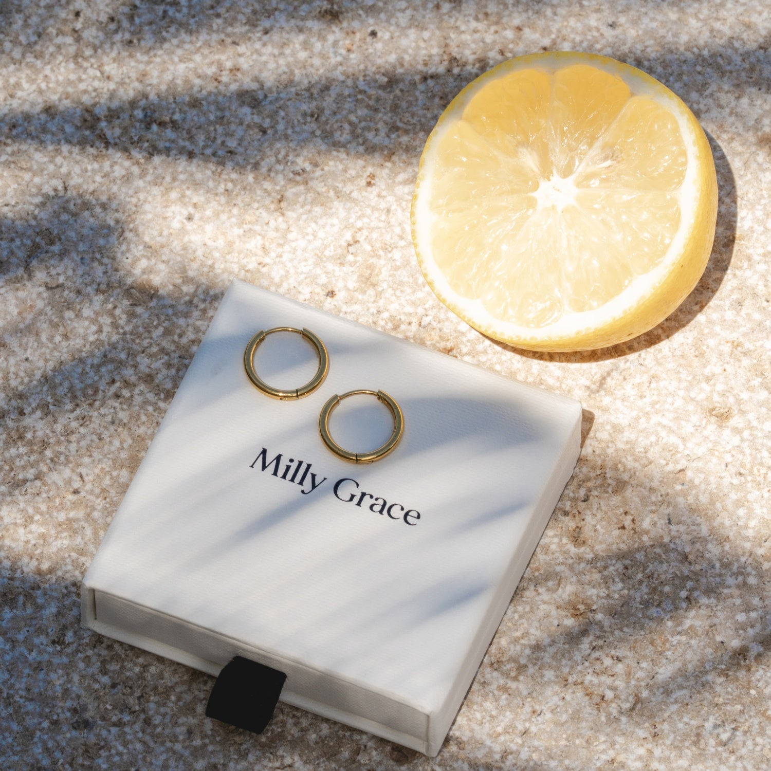 Yours FREE: Gold Ultimate Mini Hoops 12mm (Worth £40)