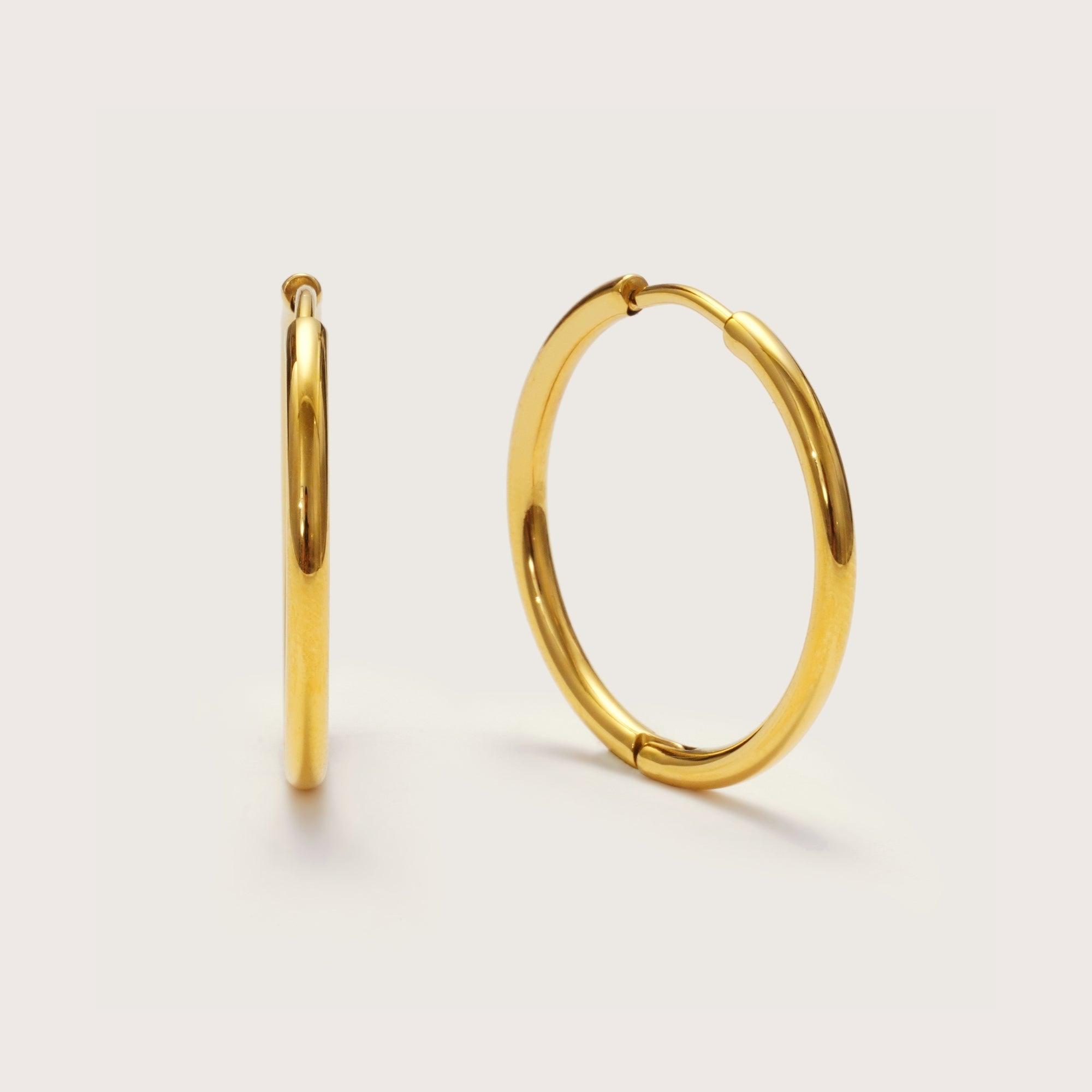 Gold Ultimate Midi Hoops 20mm - Pre-order