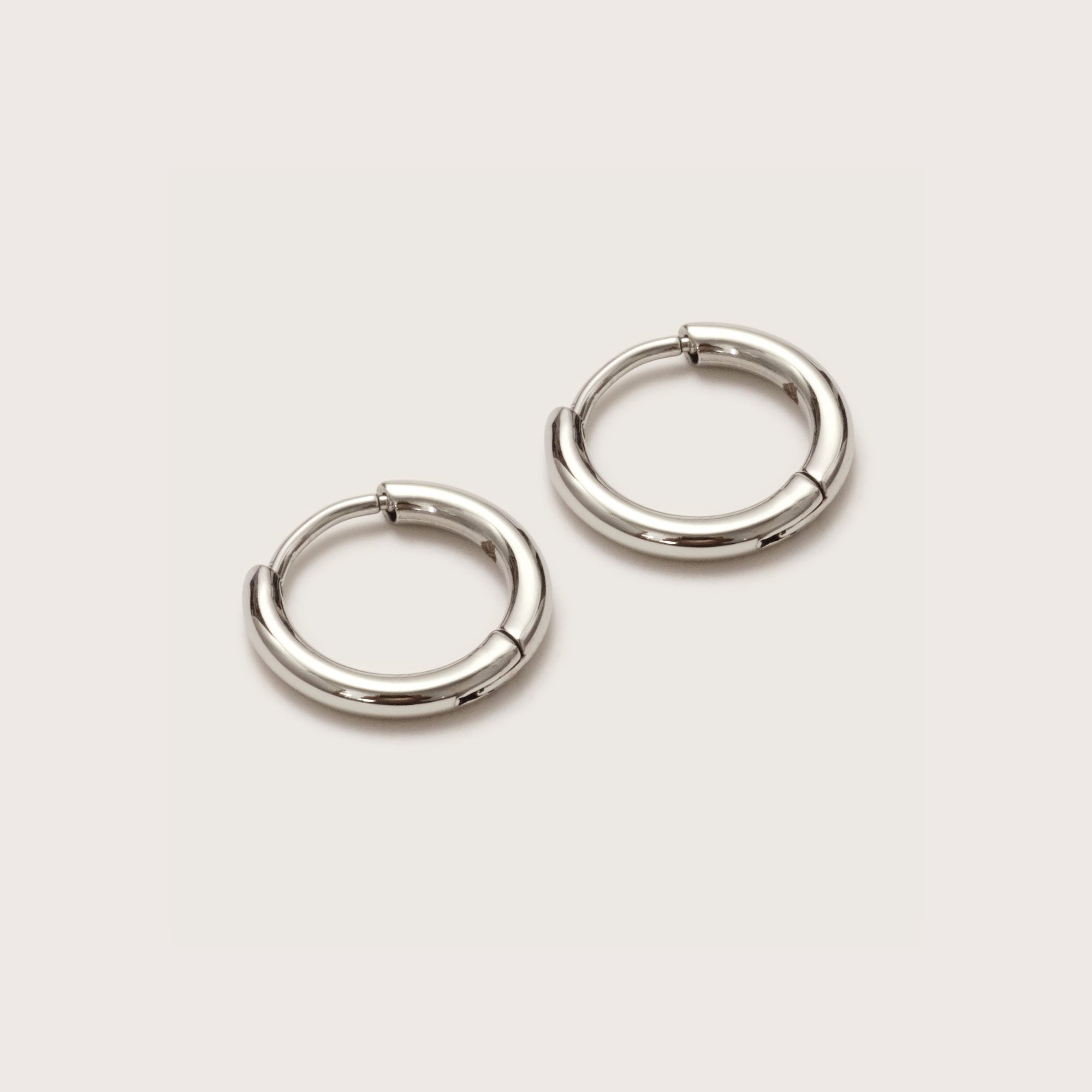 Silver Ultimate Mini Hoops 12mm