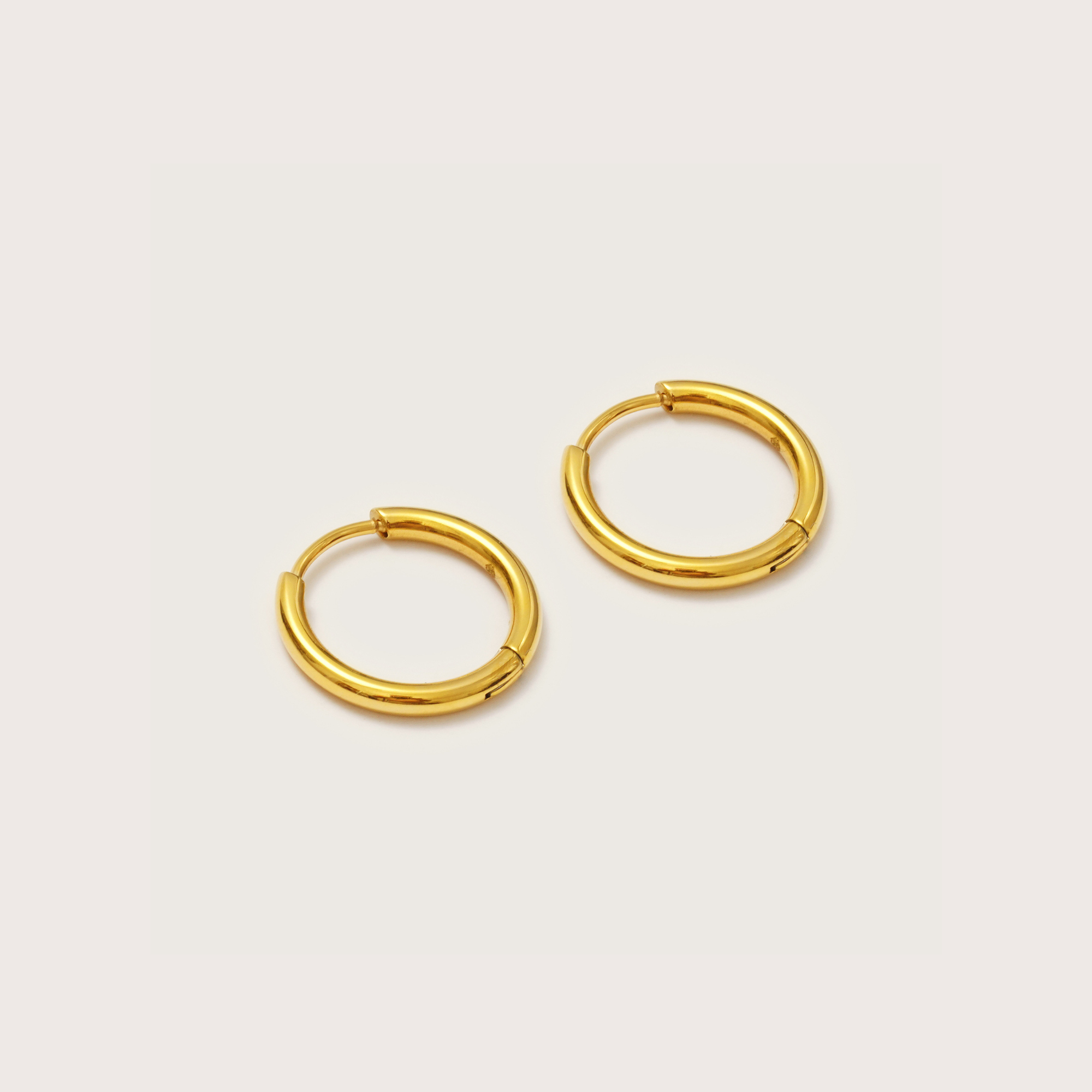 Gold Ultimate Mini Hoops 12mm