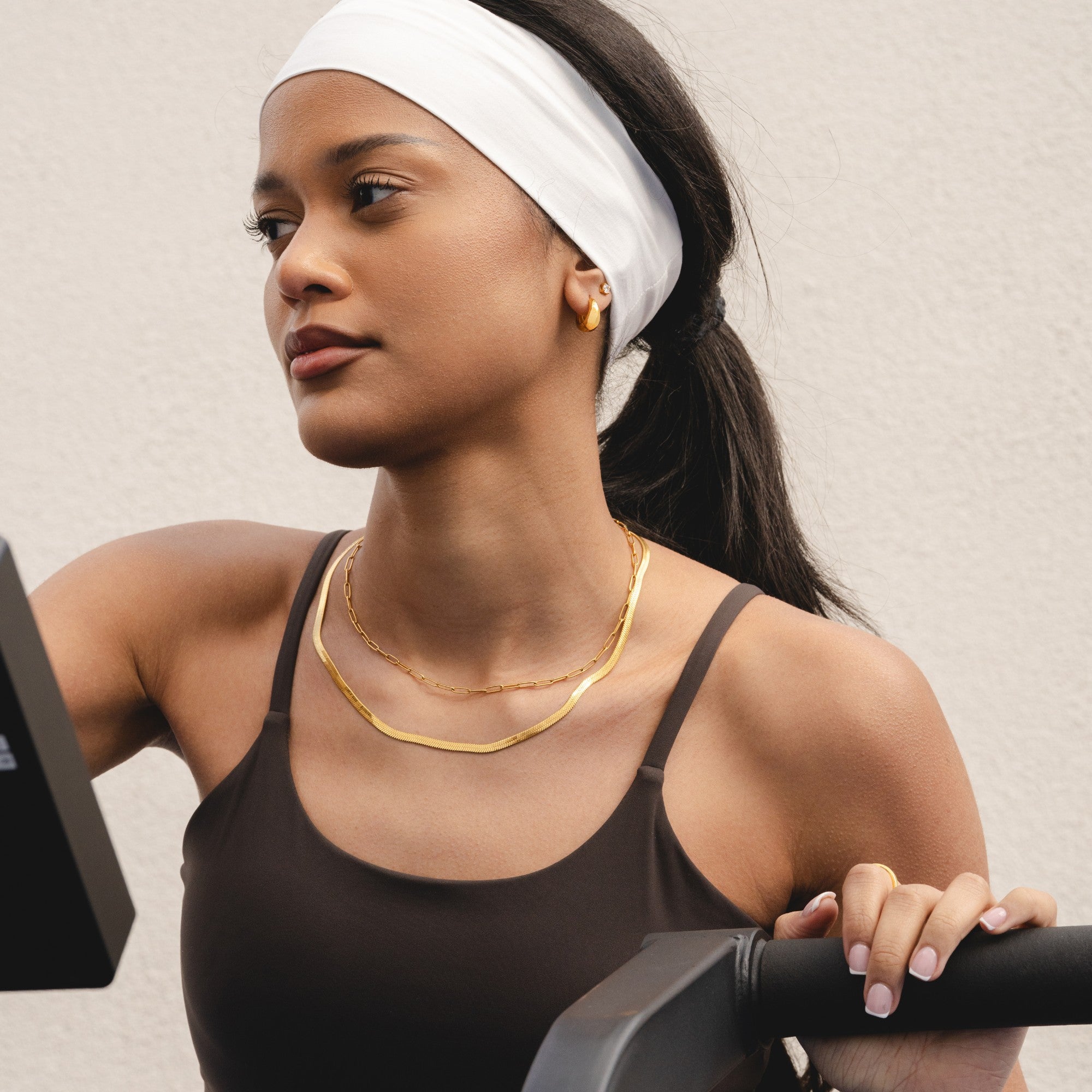 Gold Daily Ultimate Necklace and Earring Set
