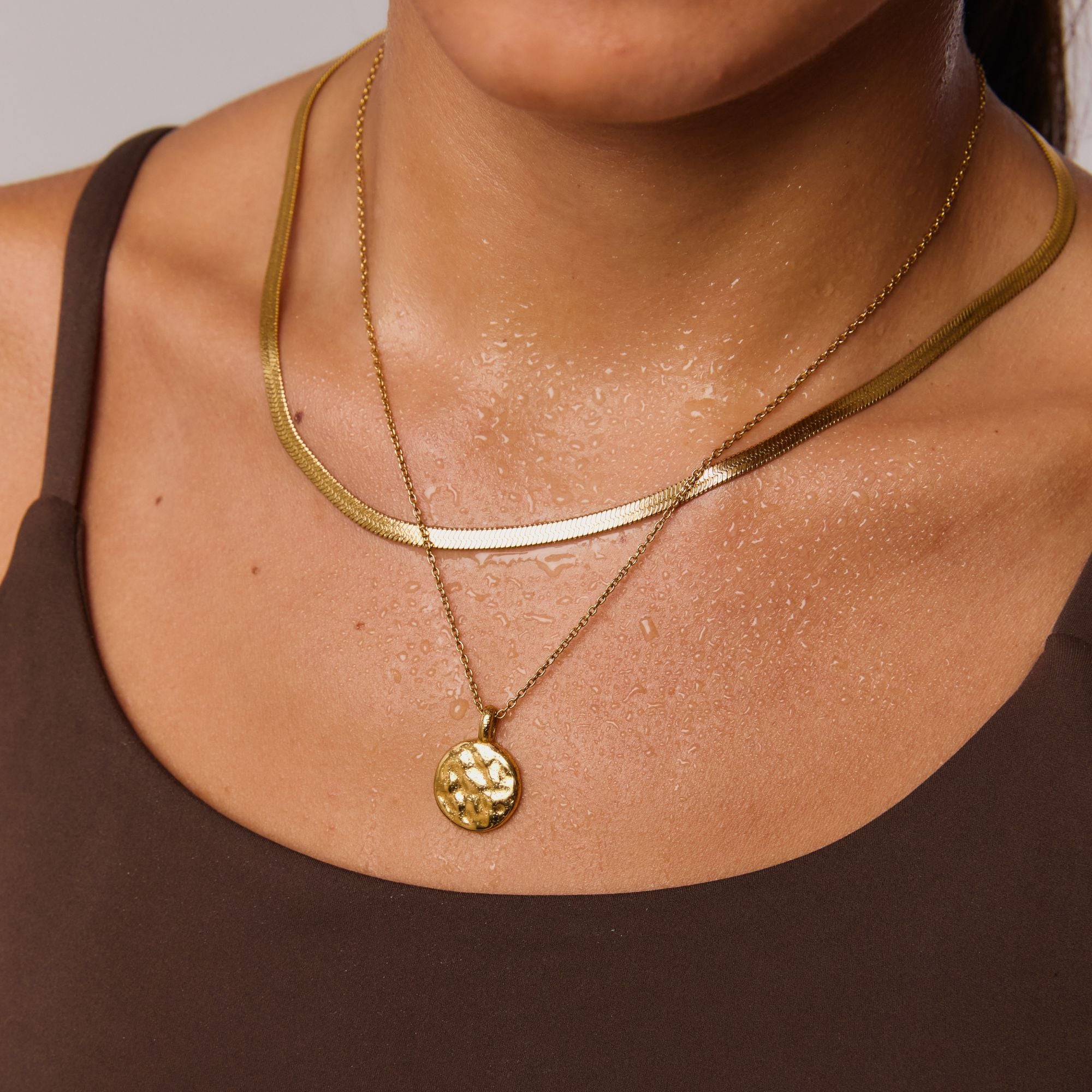 Gold Balaeric Necklace Layering Set