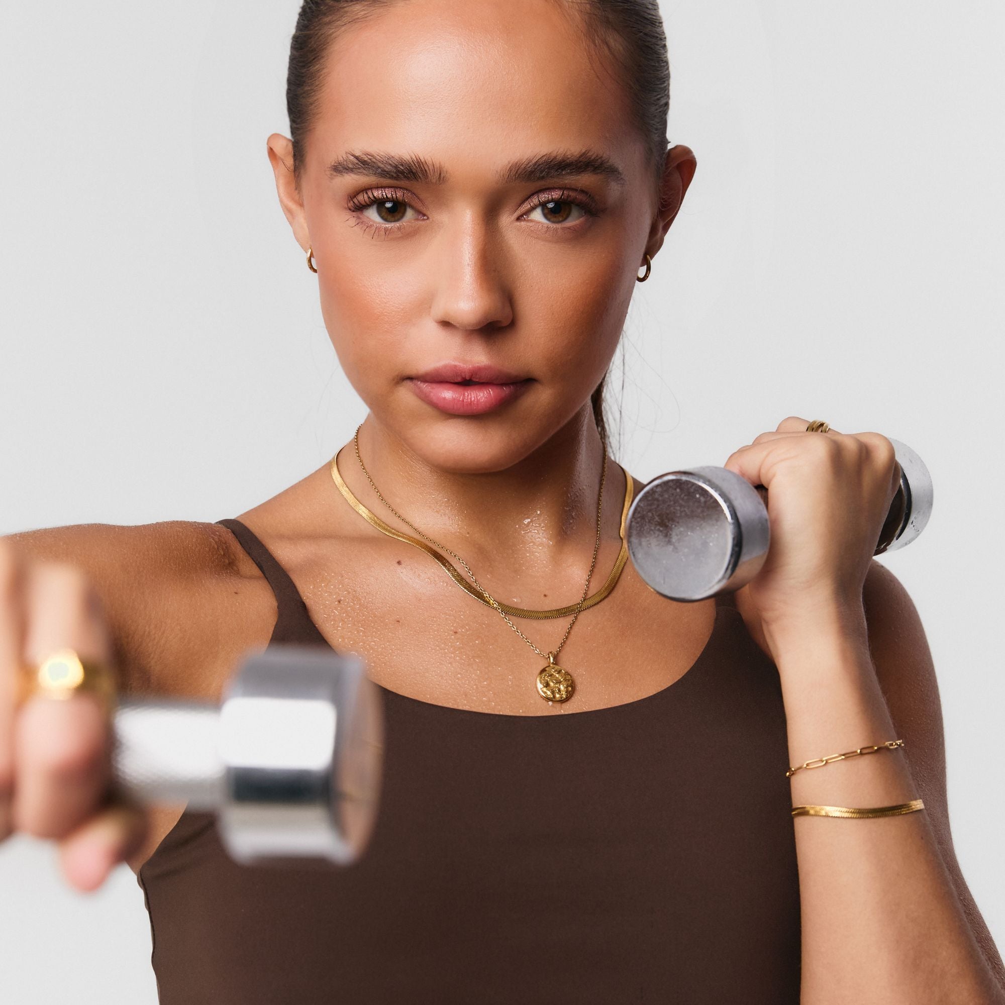 Gold Chain Bracelet Stacking Set