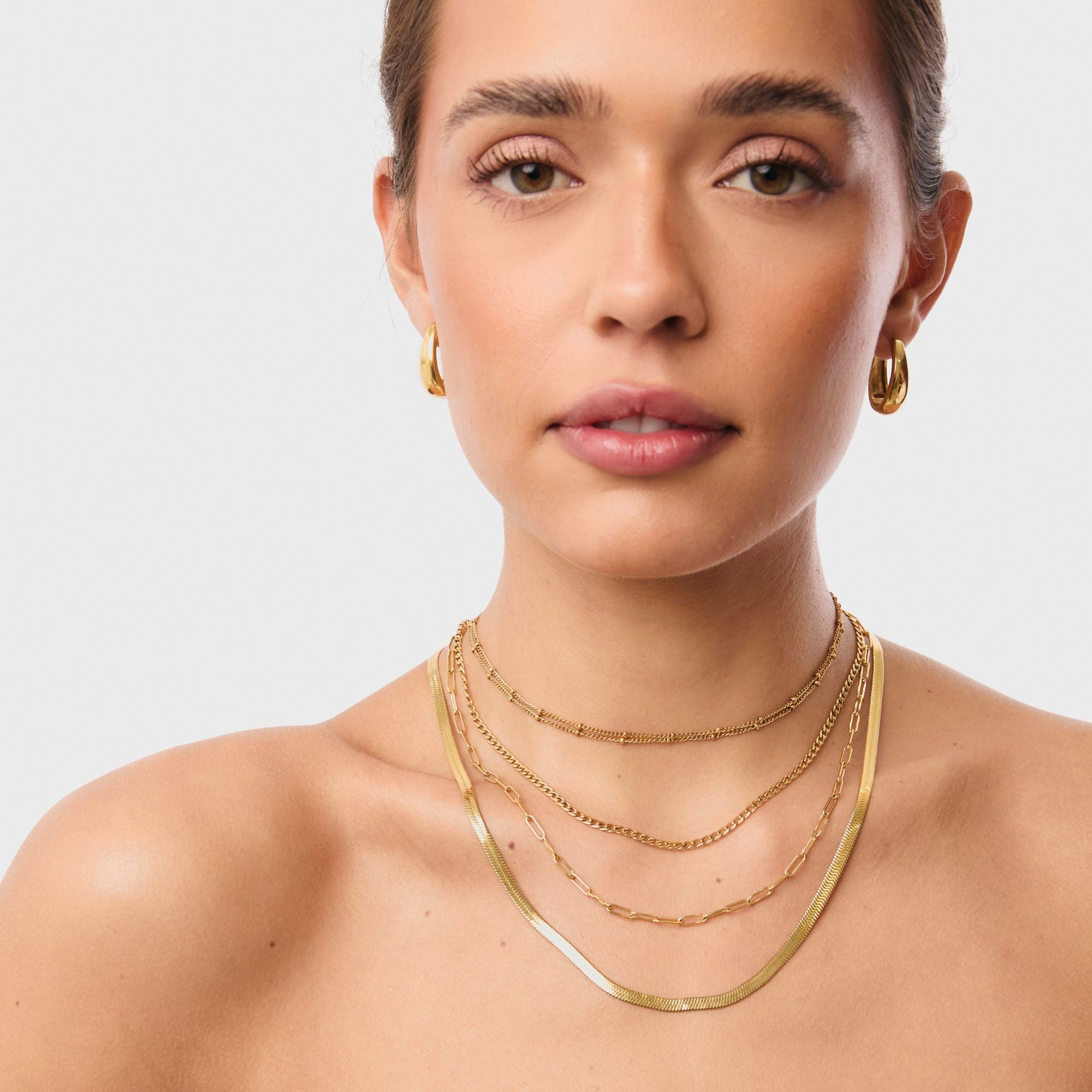 Gold Snake Chain Necklace