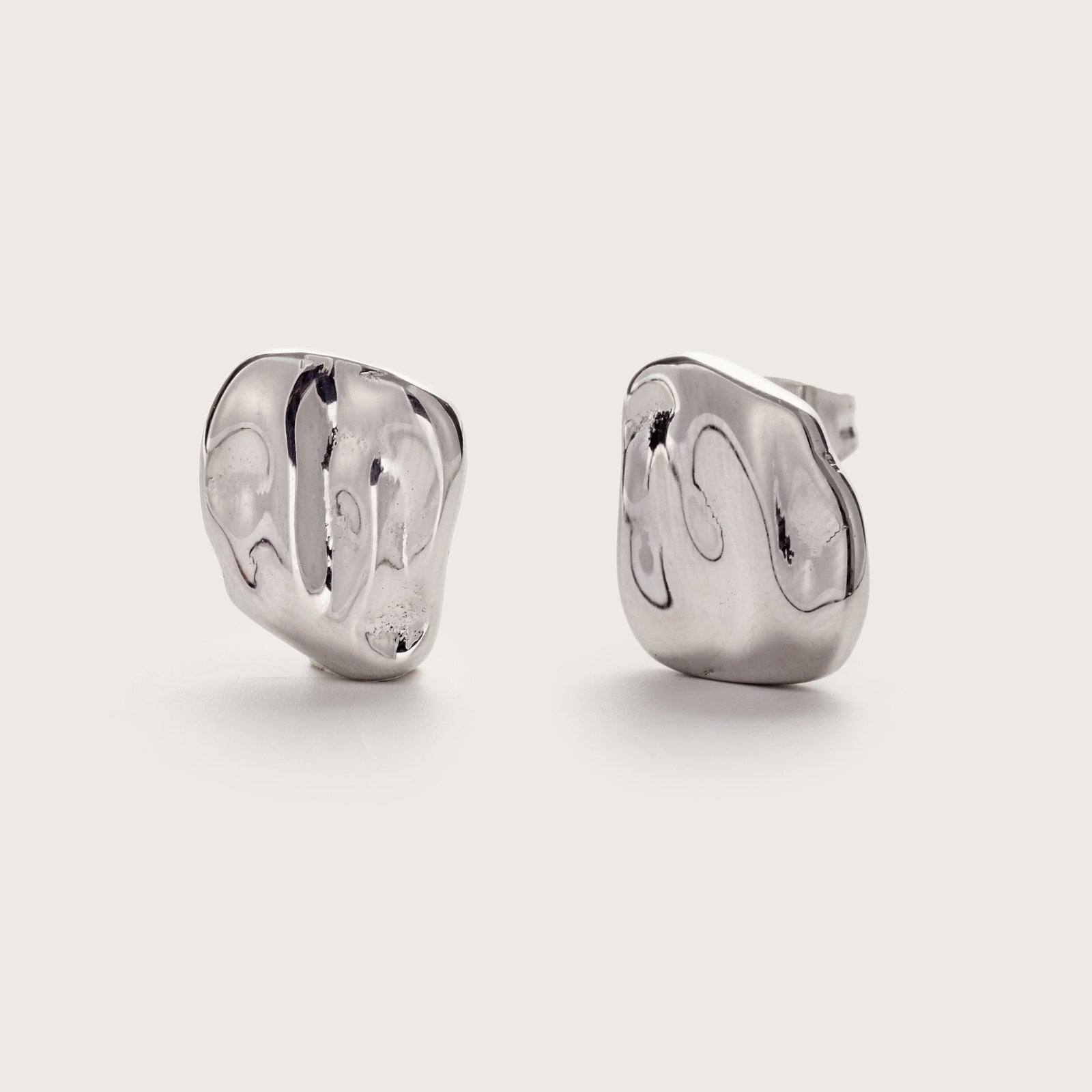 Gold Balearic Pearl Studs – waterproof gold pearl stud earrings