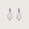 Silver Pearl Earring Charms