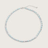 Silver Bahia Amazonite Beaded Necklace