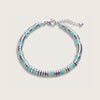 Silver Bahia Amazonite Beaded Bracelet
