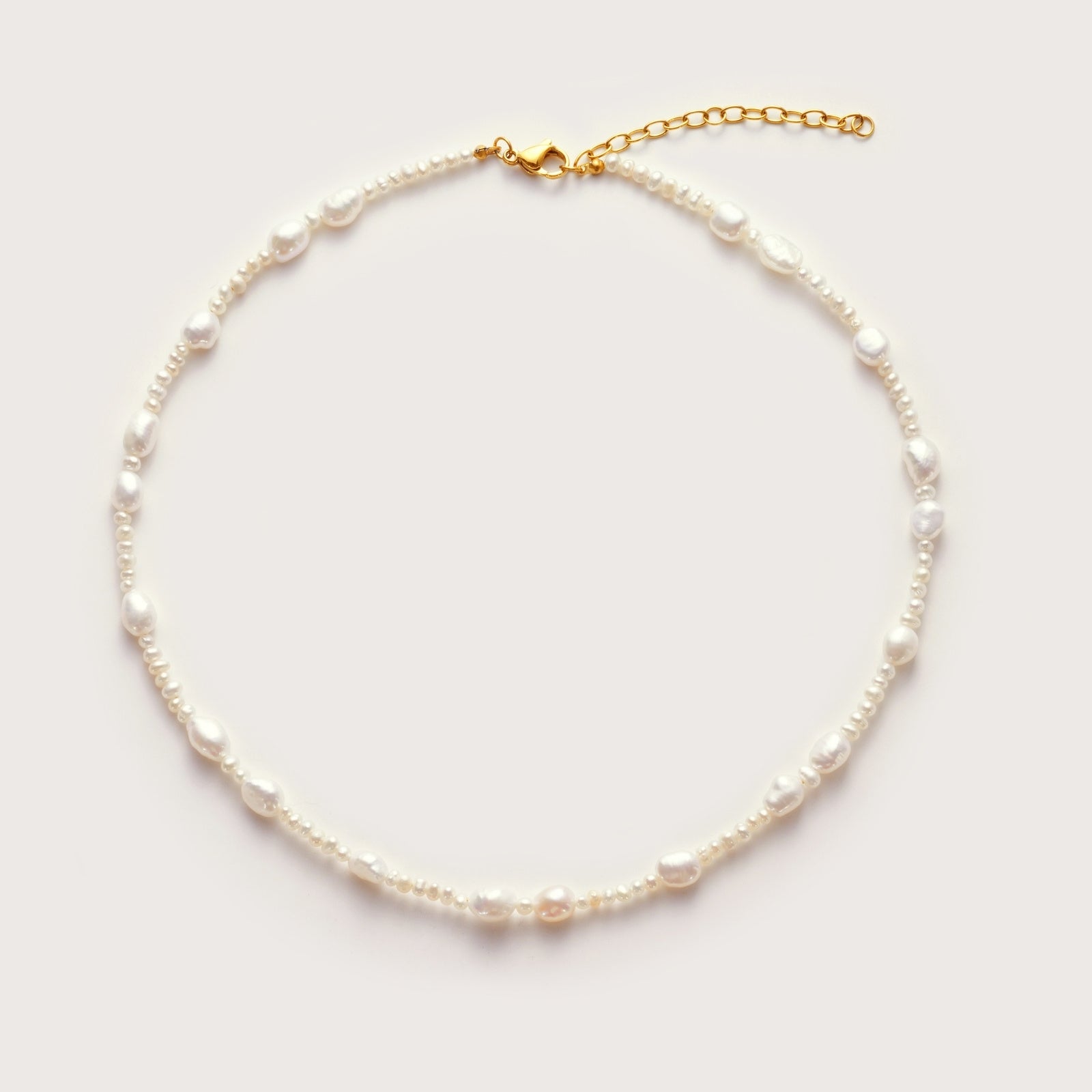 Gold Laguna Pearl Necklace