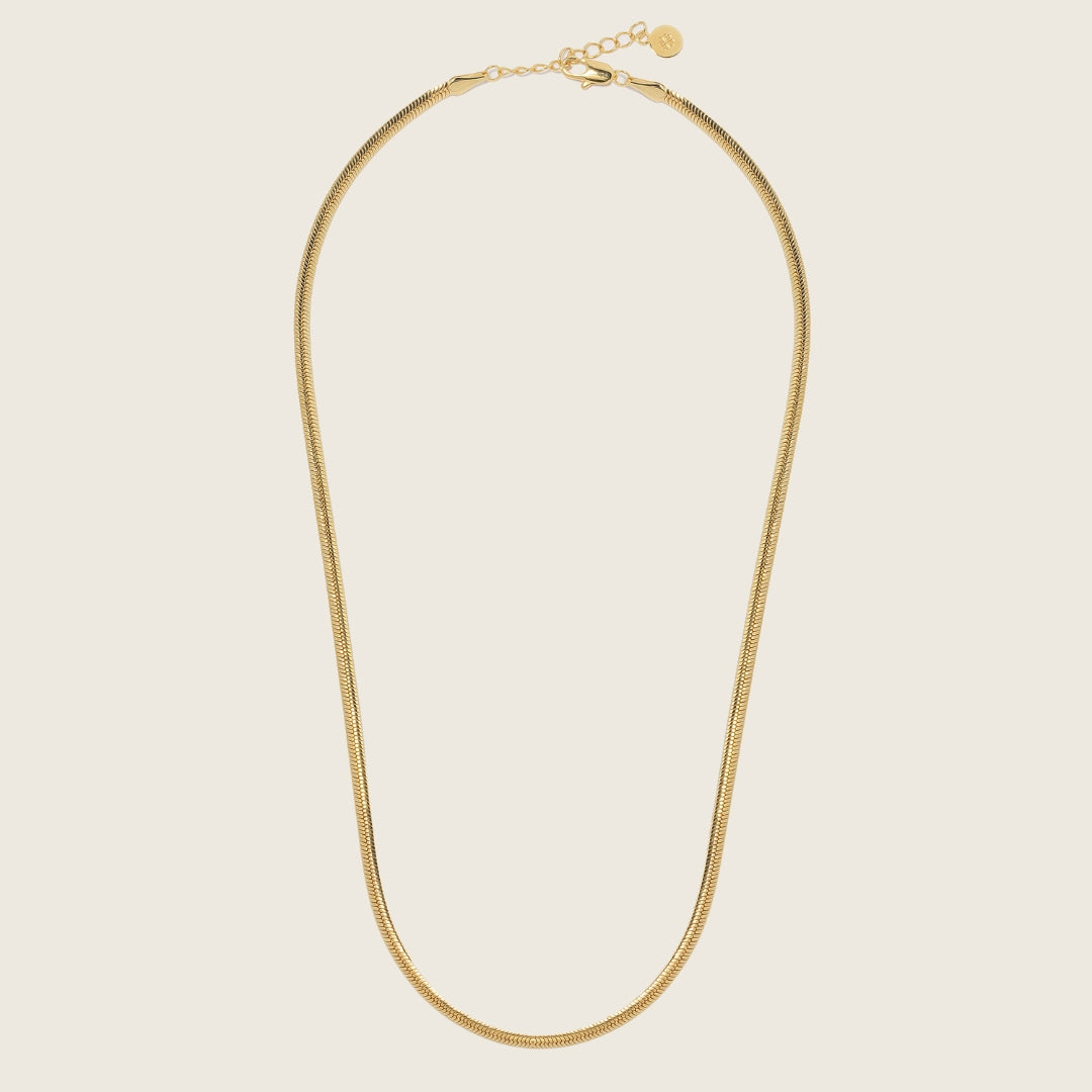 Gold Snake Chain Necklace