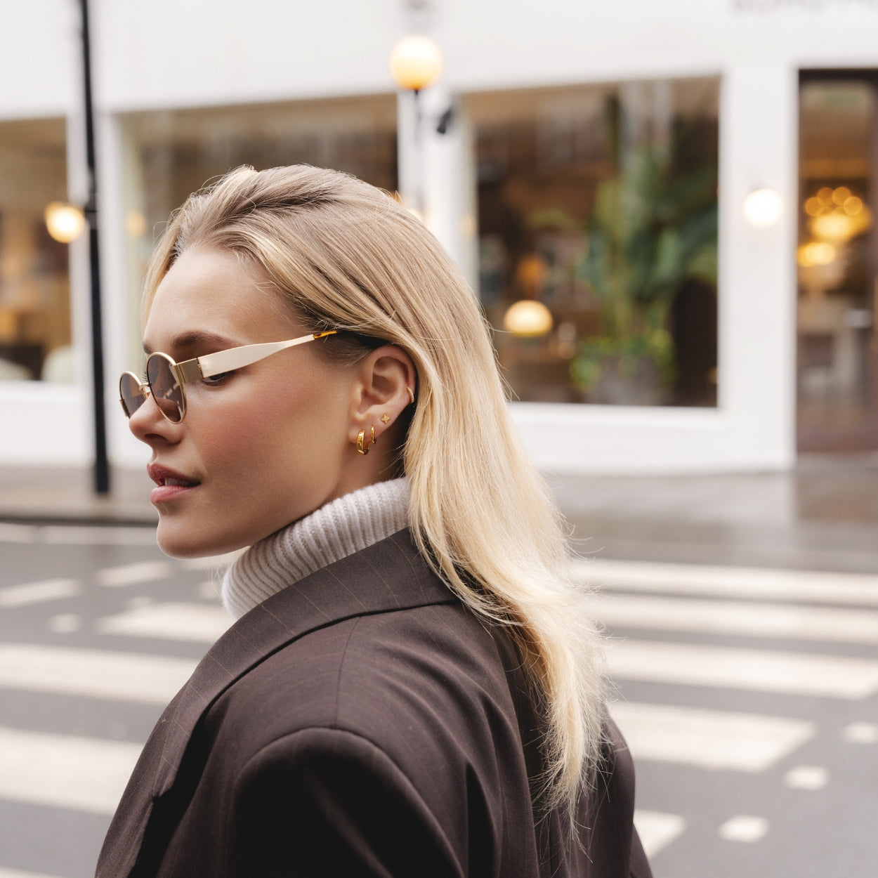 Gold Bold Medium Hoops