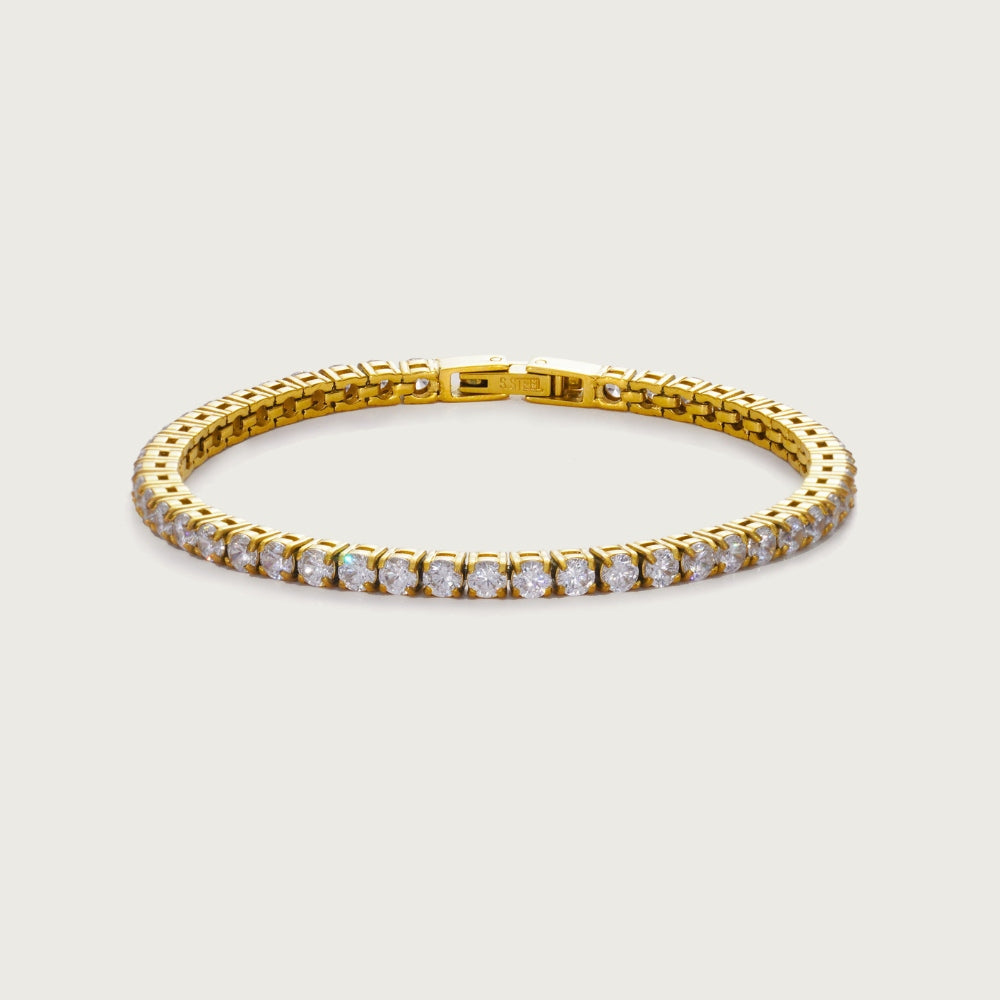 Gold Tennis Bracelet