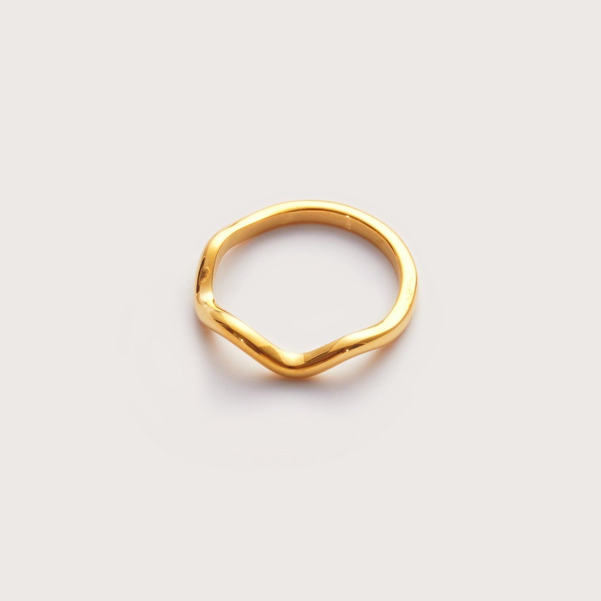 Gold Wave Ring