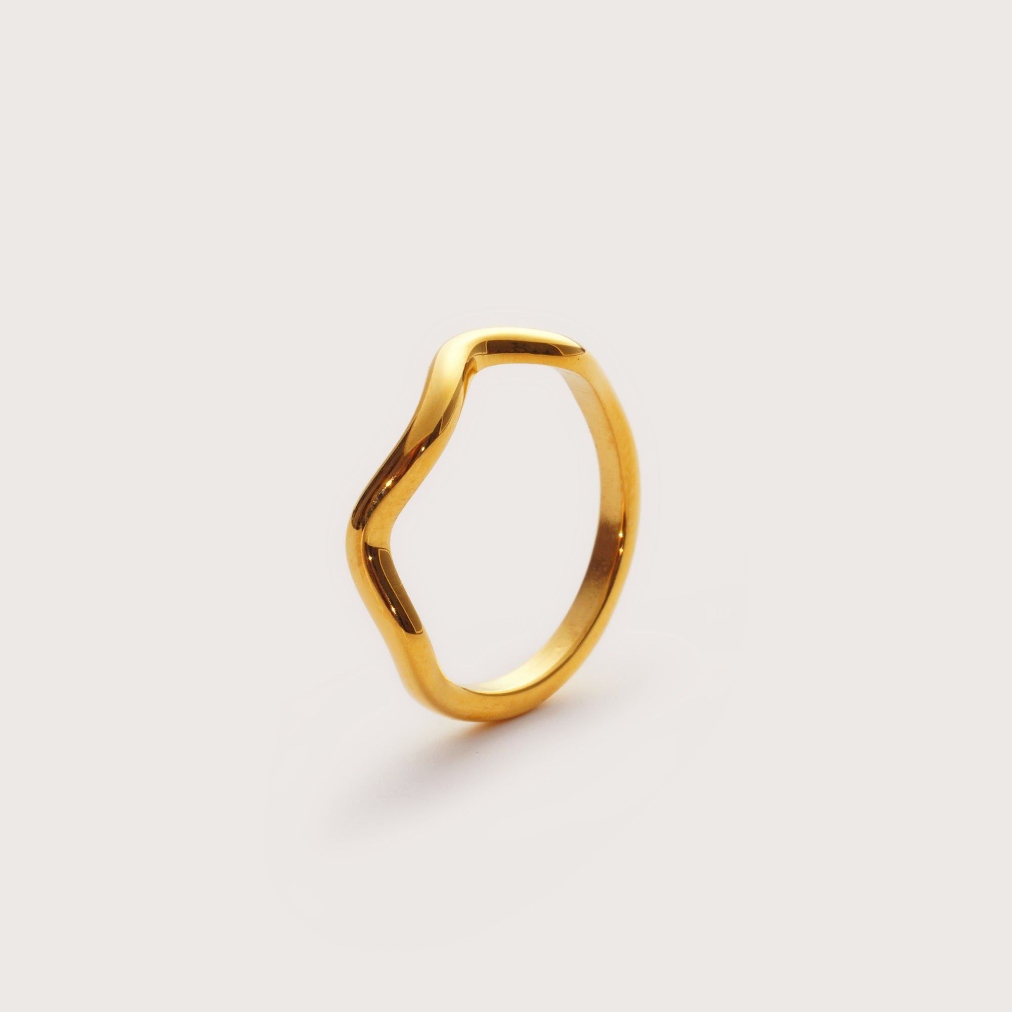 Gold Wave Ring