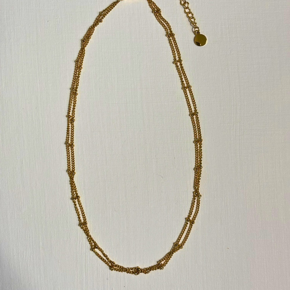 Sample Sale Gold Bobble Choker (Waterproof)