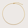 Gold Fine Wave Necklace