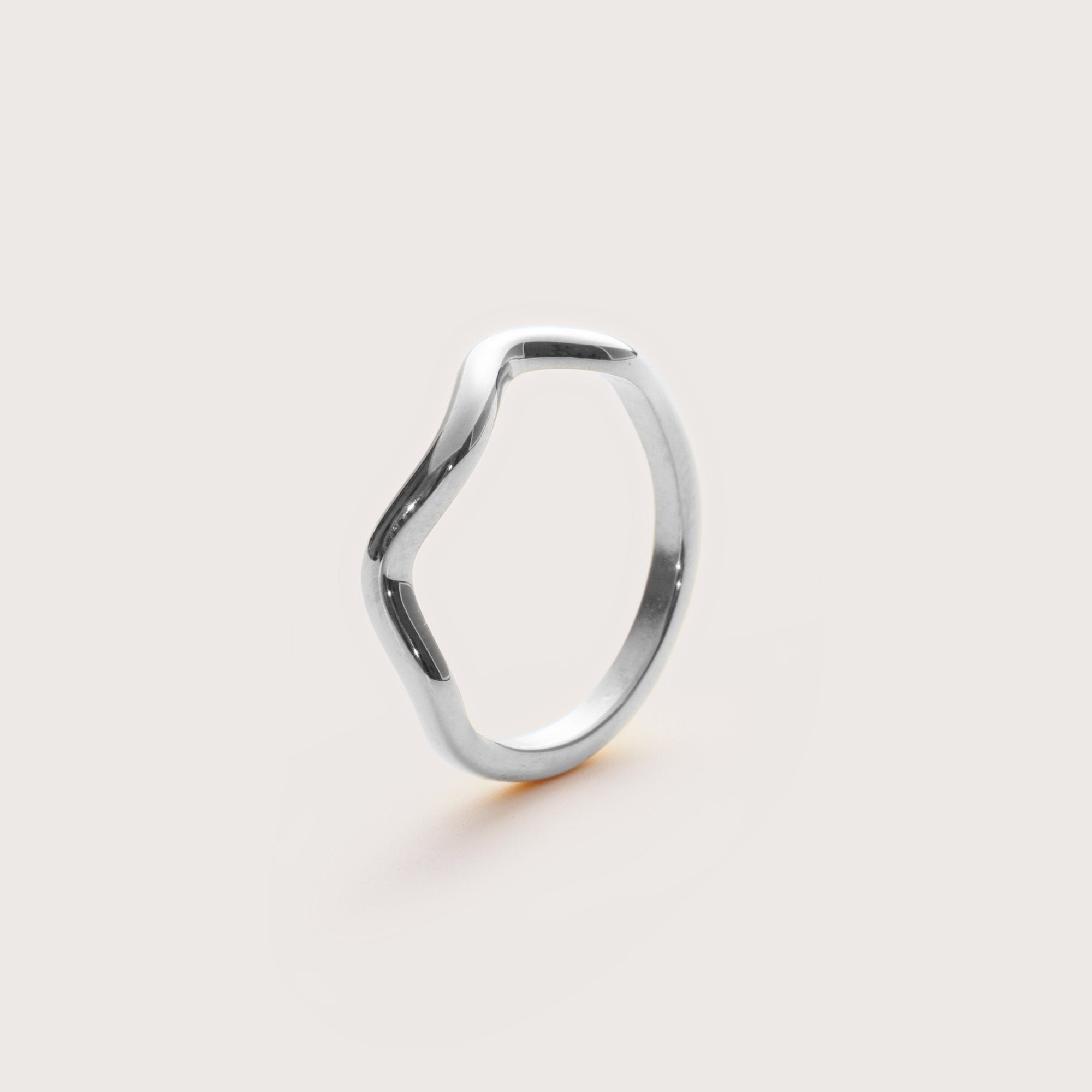 Silver Wave Ring