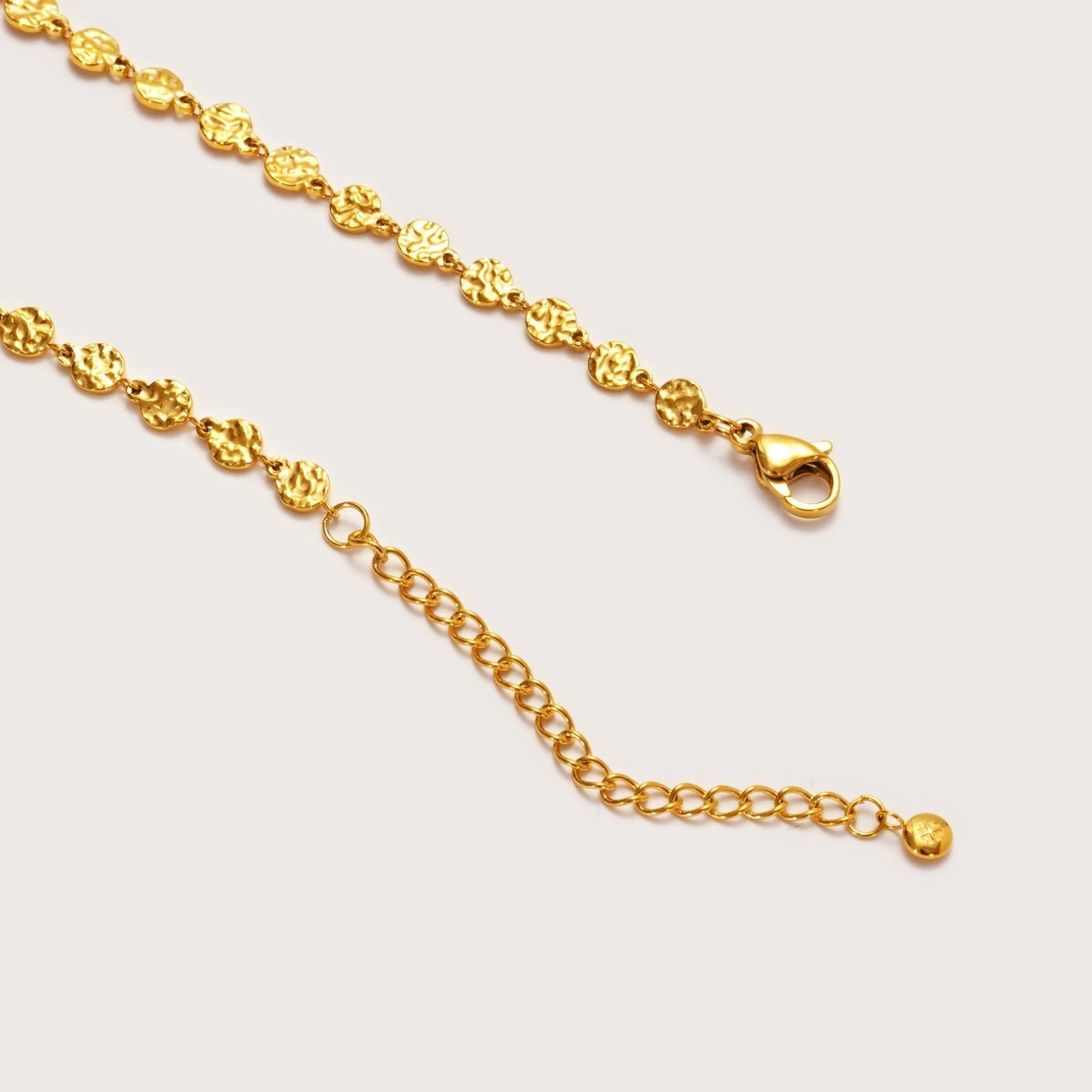 Gold Balearic Chain Choker on model