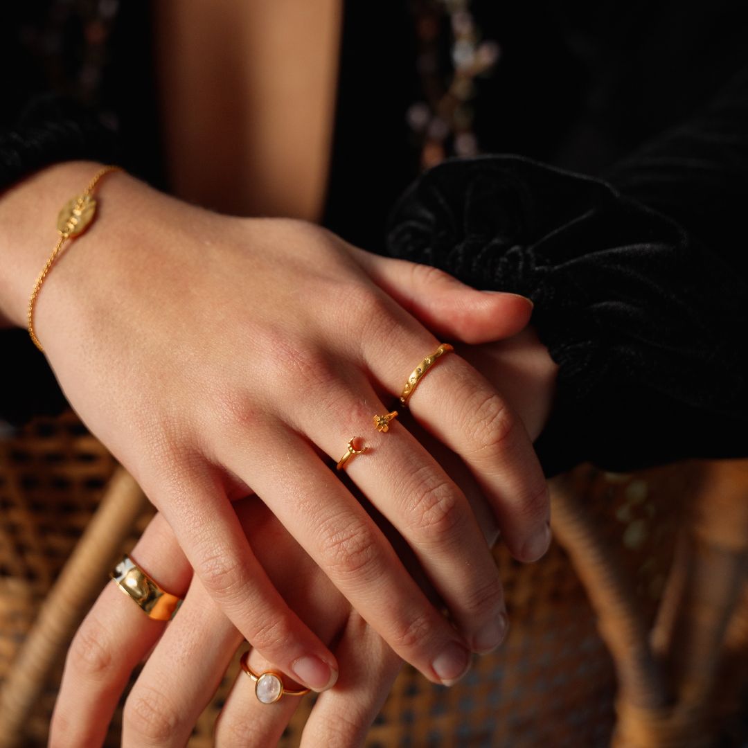 Gold Mystic Stacking Ring