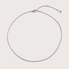 Silver Fine Wave Necklace