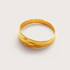 Gold Molten Statement Bangle