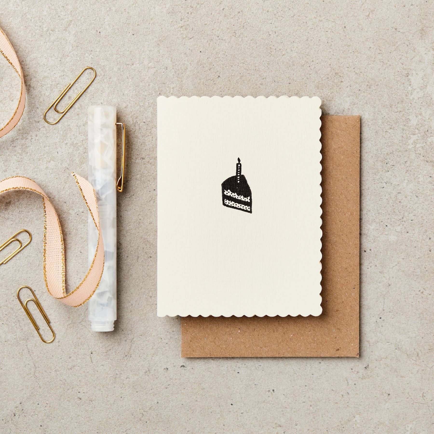 Slice of Cake Greeting Card | A7