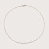 Silver Fine Paperclip Necklace