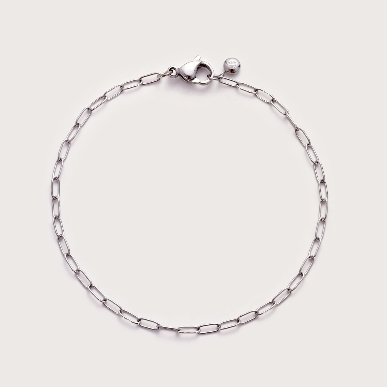 Silver Mini Paperclip Bracelet – waterproof dainty silver paperclip chain bracelet