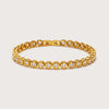 Gold Bezel Tennis Bracelet