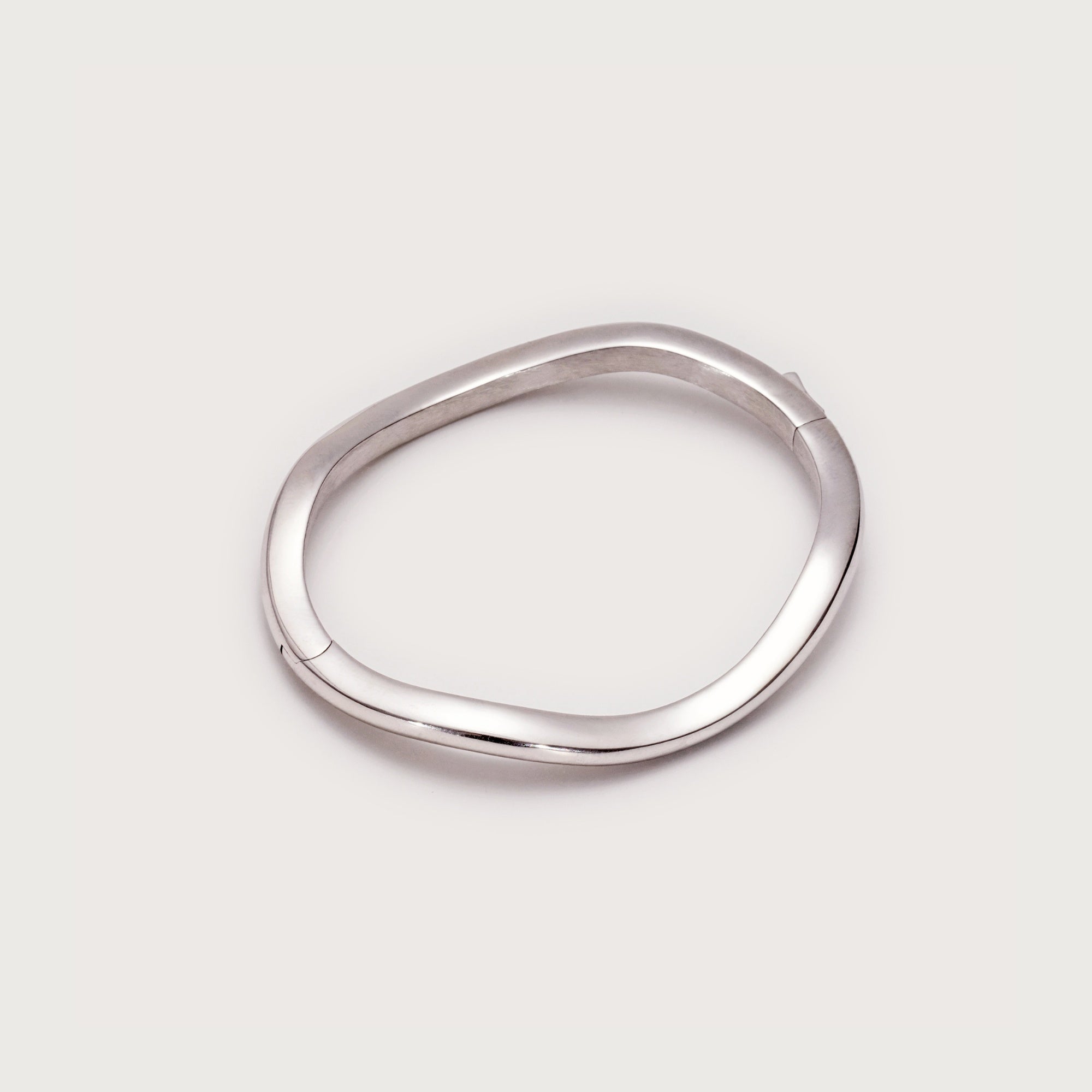 Silver Wave Bangle