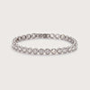 Silver Bezel Tennis Bracelet