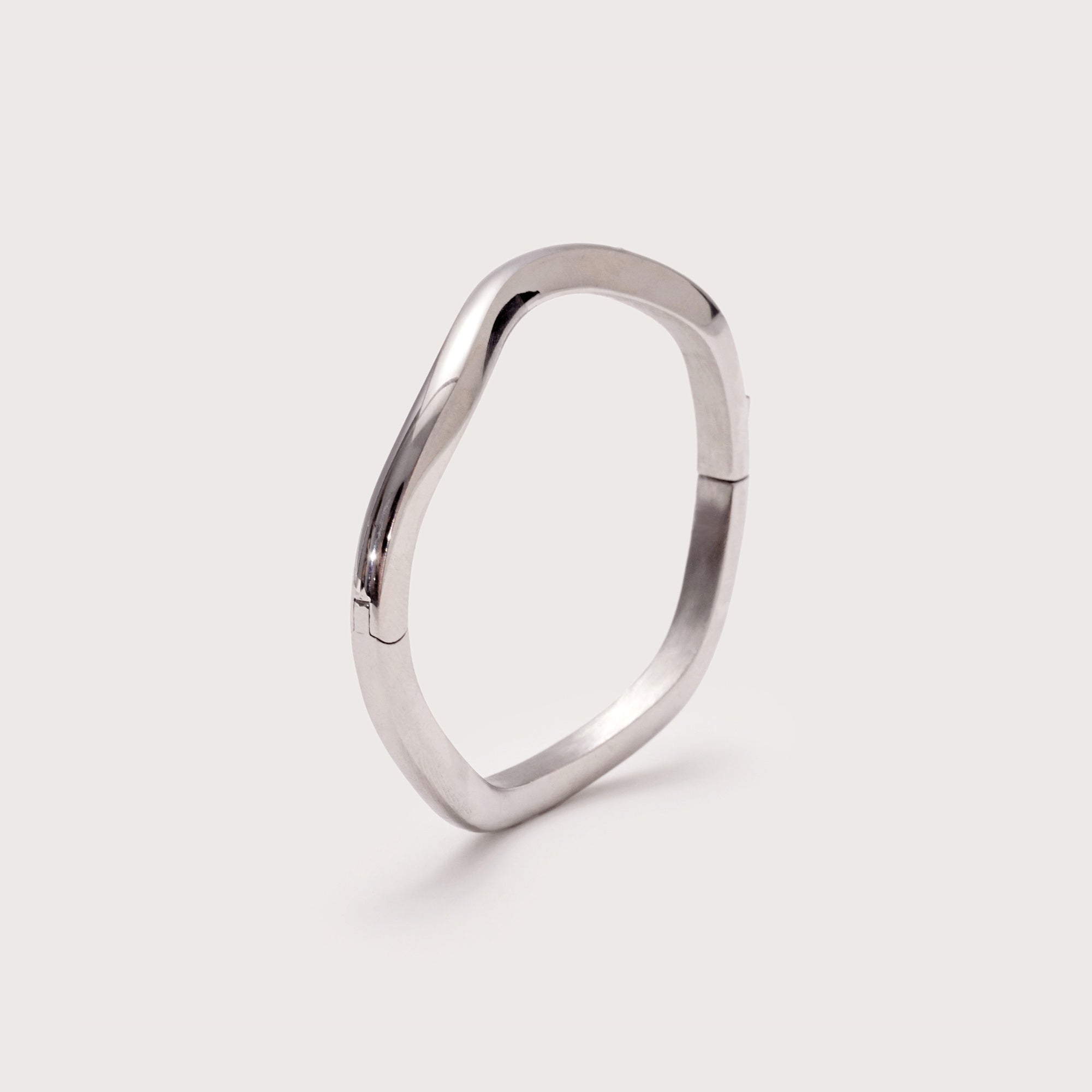 Silver Wave Bangle